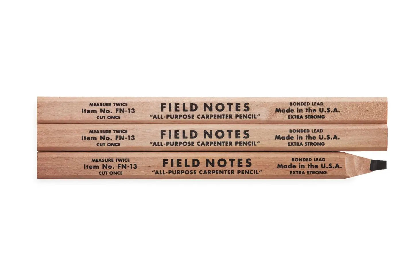 Field Notes - Carpenter Pencil (3 Pack)